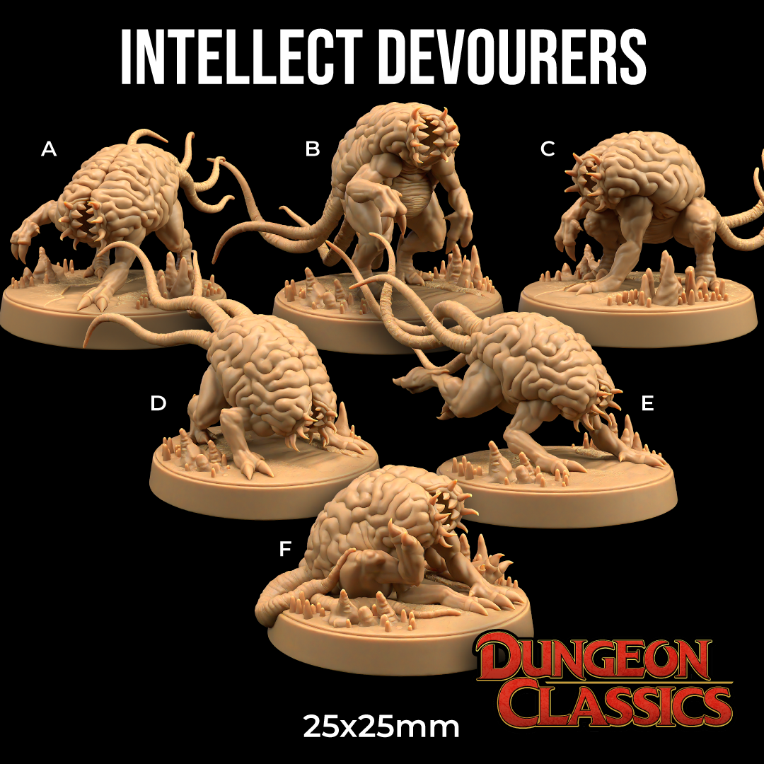 Intelect Devourers | PRESUPPORTED | Dungeon Classics